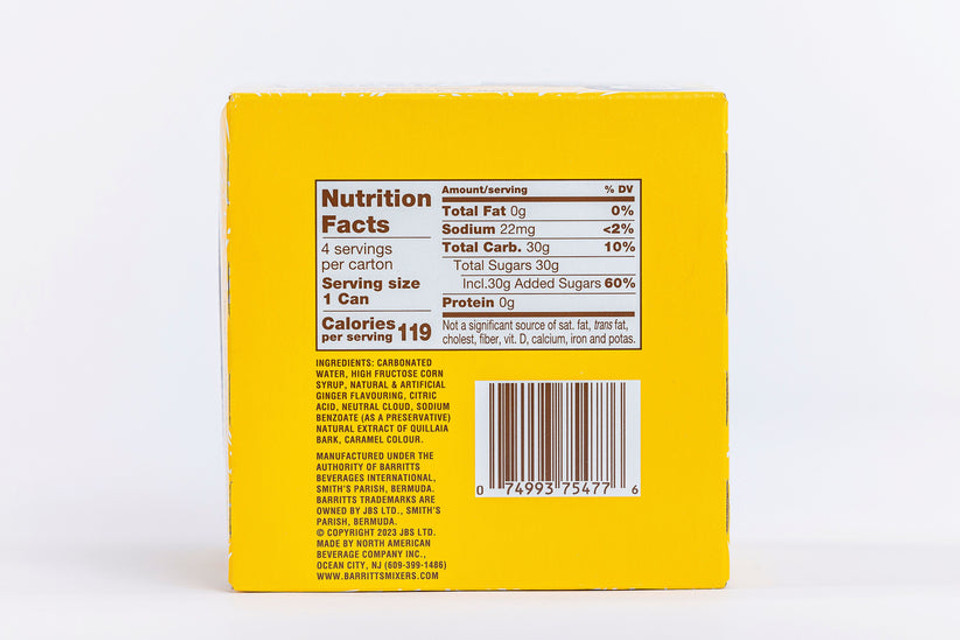 Barritt 7.5 fl. oz. Ginger Beer (4 Pack)