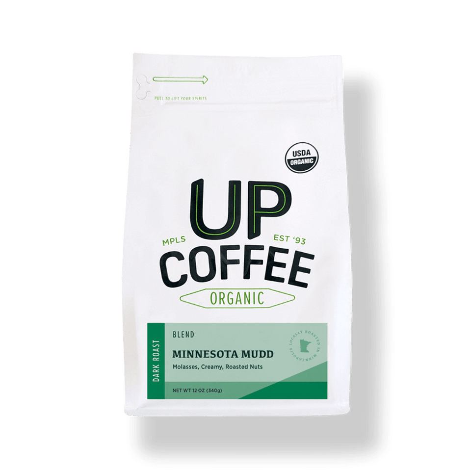 Up Coffee 12 oz. Minnesota Mudd Dark Roast Blend Whole Bean Coffee