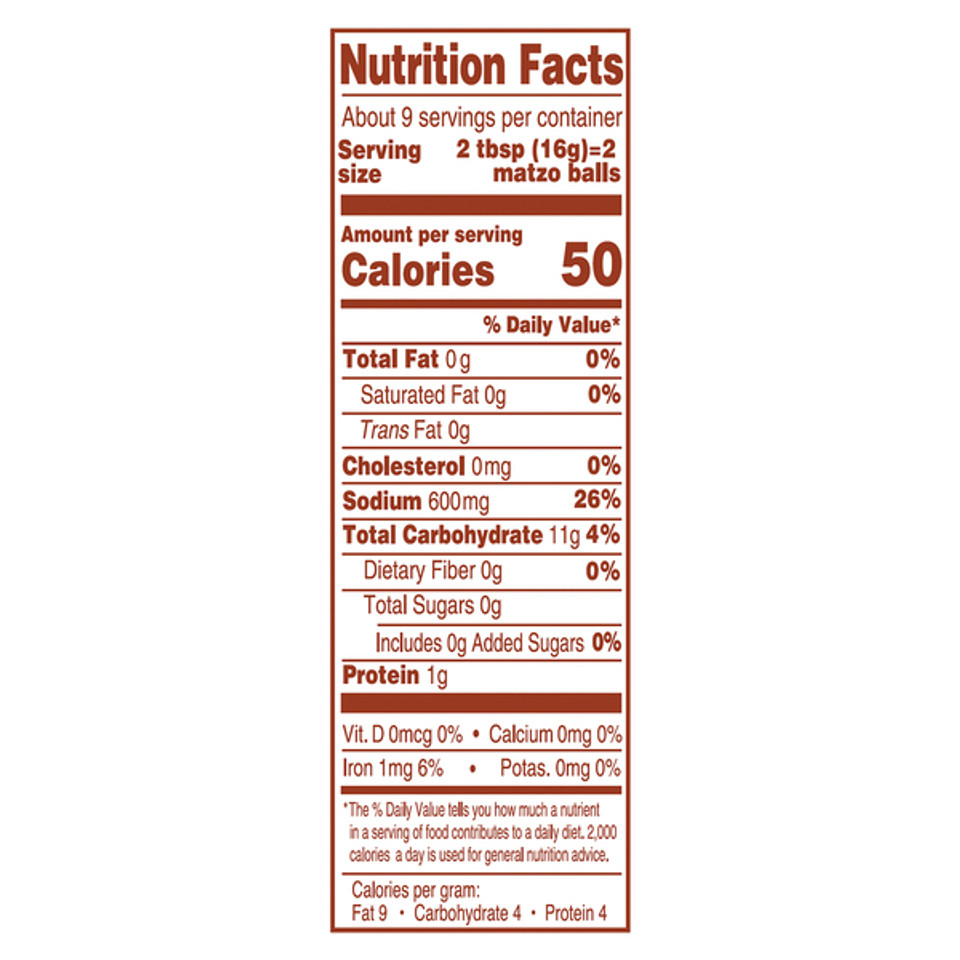 Manischewitz 5 oz. Matzo Ball Mix Kosher For Passover