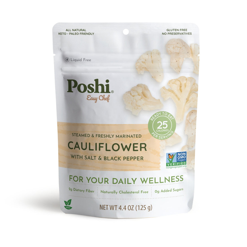 Poshi 4.4 oz. Cauliflower with Salt & Black Pepper