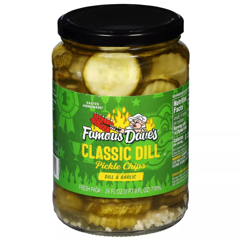 Famous Dave's 24 oz. Classic Dill Pickle Chips