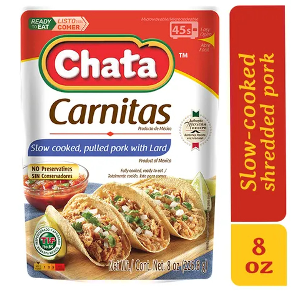 Chata 8 oz. Pork Carnitas Pouch