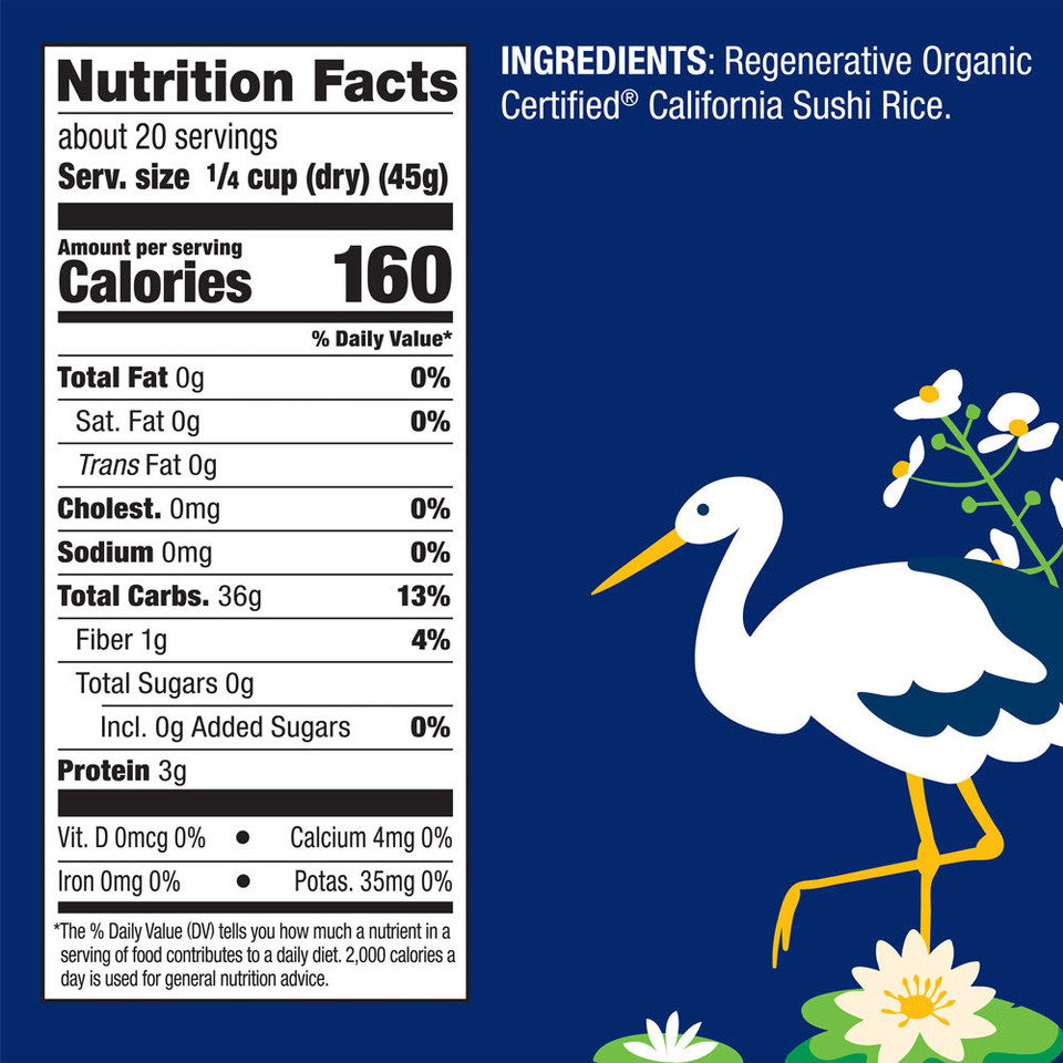 Lundberg 32 oz. Organic California Sushi Rice