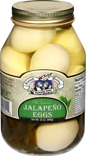 Amish Wedding® 32 oz. Jalapeno Pickled Eggs