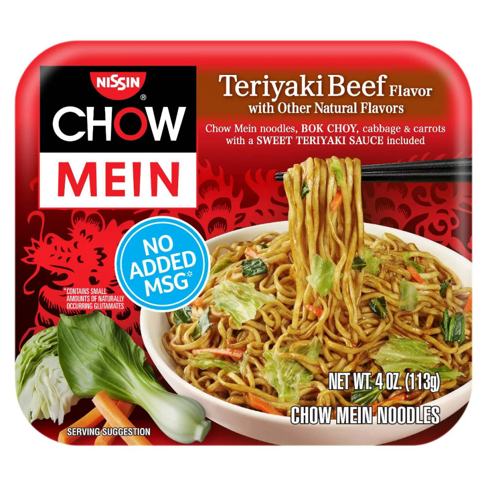 Nissin Foods® 4 oz. Chow Mein Teriyaki Beef Flavor Noodles