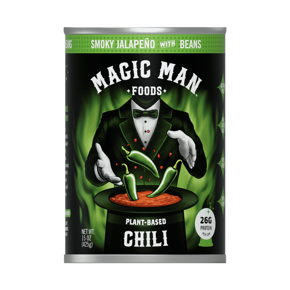 Magic Man 15 oz. Plant‑Based Smokey Jalapeno Chili