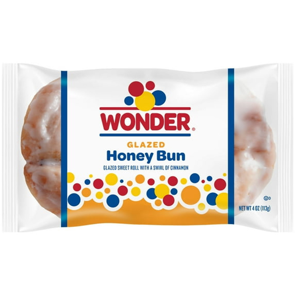 Wonder 4 oz. Glazed Honey Bun (6 Pack)