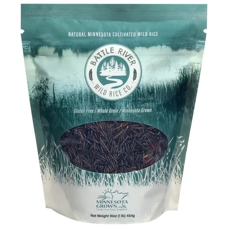 Battle River Wild Rice Co. 16 oz. Natural Minnesota Cultivated Wild Rice