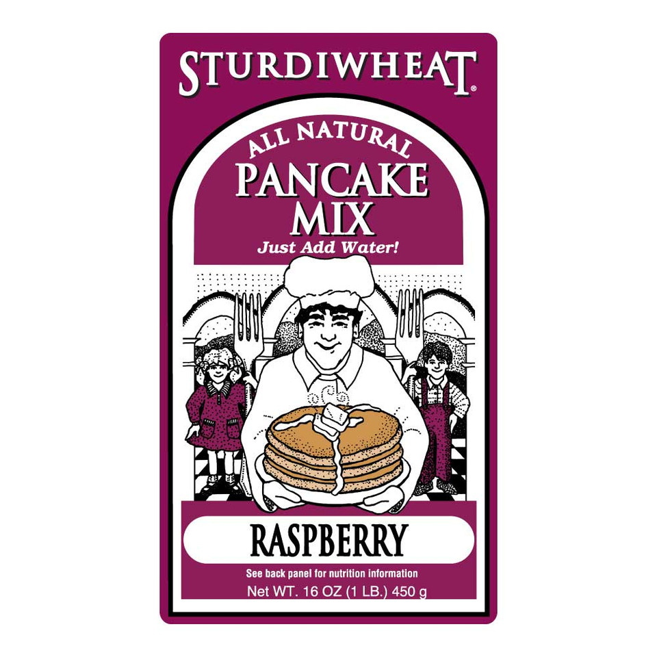 Sturdiwheat 16 oz. Raspberry Pancake Mix