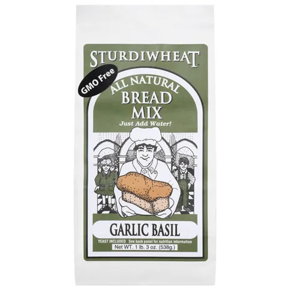 Sturdiwheat 19 oz. Garlic Basil Bread Mix