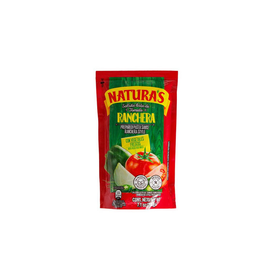 Natura's 7.1 oz. Homemade Salvadoran Ranchera Sauce (2 Pack)