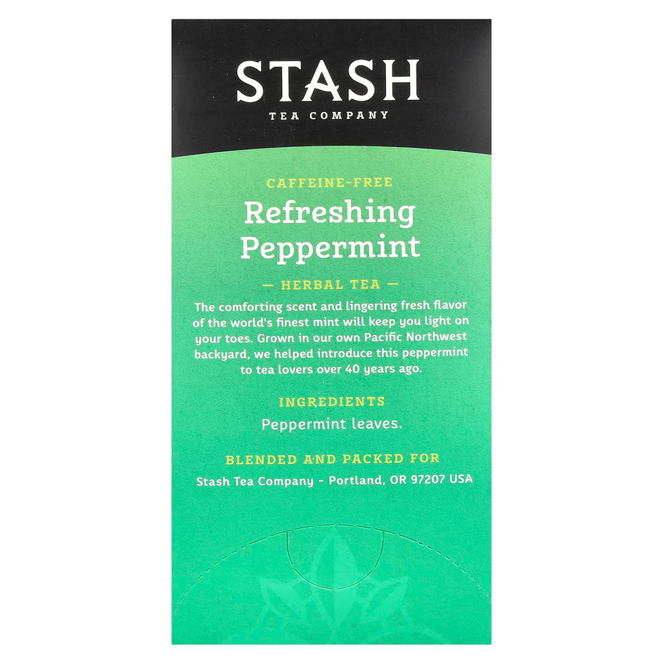Stash Herbal Tea Refreshing Peppermint (20 Tea Bags)