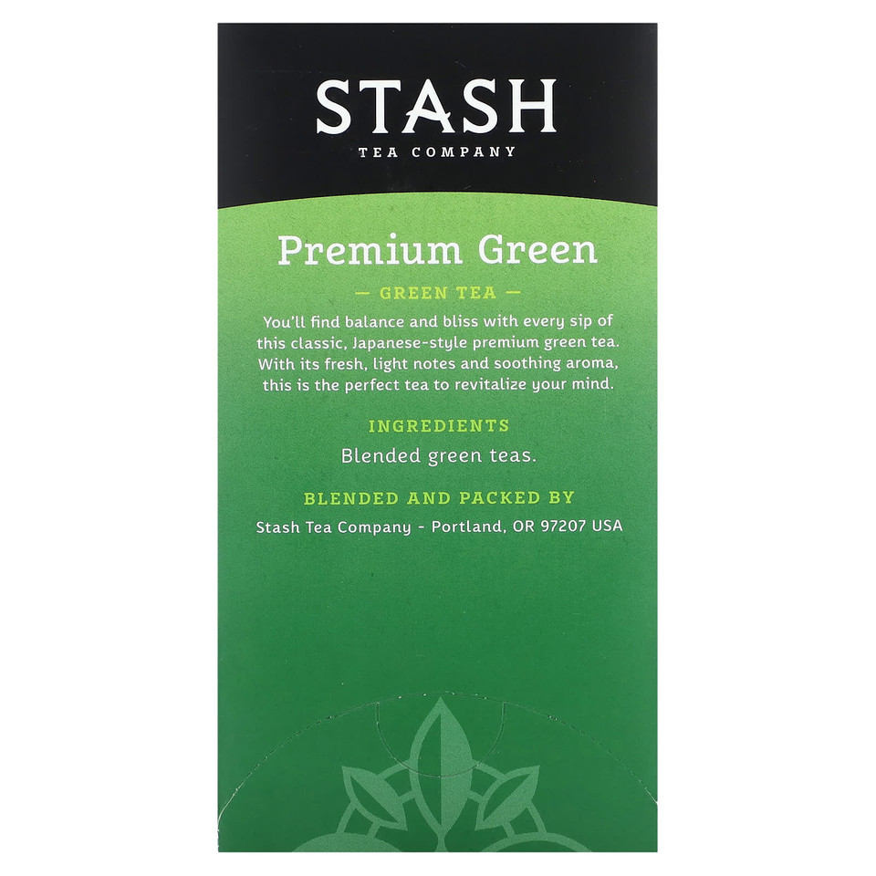 Stash Green Tea Premium Green (20 Tea Bags)