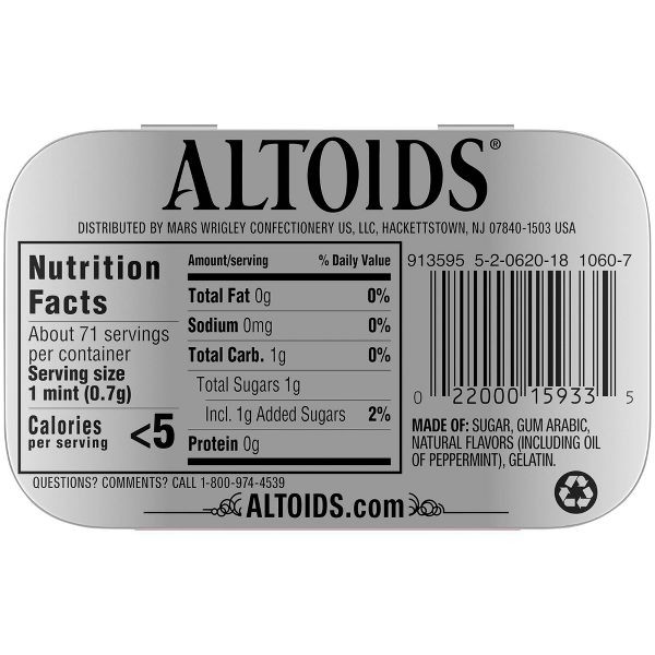 Altoids® Peppermint Mint Candies Breath Mints