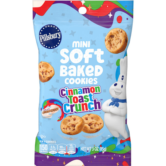 Pillsbury 3 oz. Mini Soft Baked Cinnamon Toast Crunch Cookies