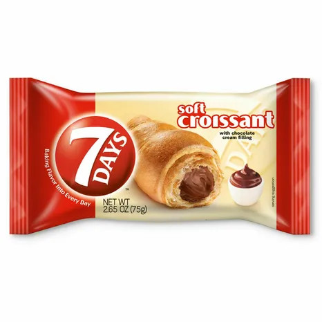 7 Days 2.65 oz. On The Go Breakfast Chocolate Soft Croissant