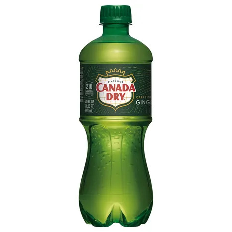 Canada Dry 20 fl. oz. Ginger Ale Soda
