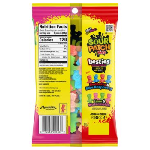 Sour Patch Kids 7.17 oz. Kids Besties