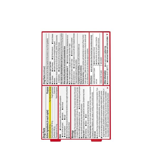 Tylenol Cold & Flu Severe Multi Symptom Caplets - Acetaminophen (24 Count)