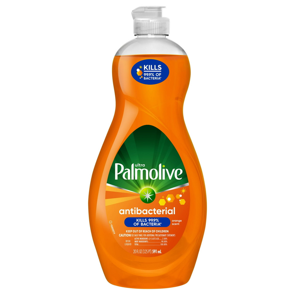Palmolive® 20 fl. oz. Ultra Concentrated Antibacterial Orange Scent Liquid Dish Soap