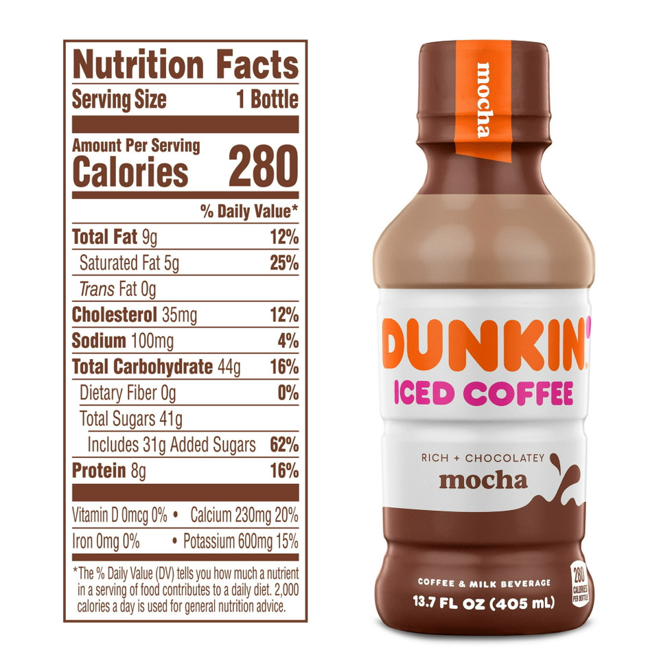 Dunkin'® 13.7 fl. oz. Rich Chocolatey Mocha Iced Coffee