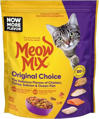 Meow Mix 18 oz. Original Choice Dry Cat Food