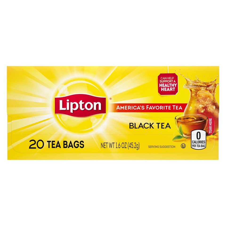 Lipton 1.6 oz. Black Tea (20 Tea Bags)