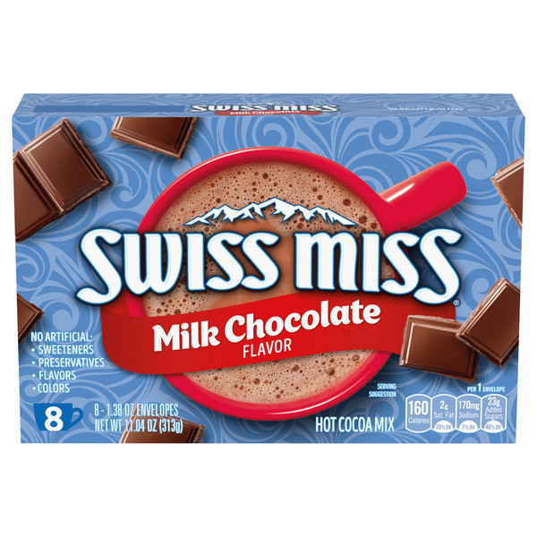 Swiss Miss® 11.4 oz. Milk Chocolate Flavor Hot Cocoa Mix (8 Envelopes)