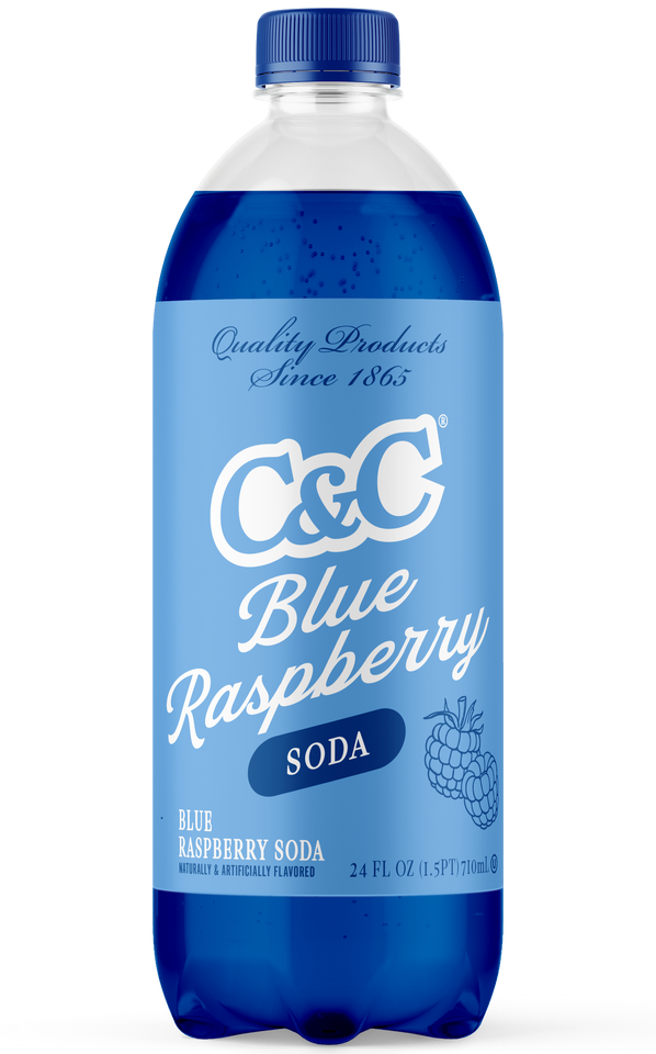 C&C® 24 fl. oz. Blue Raspberry Soda