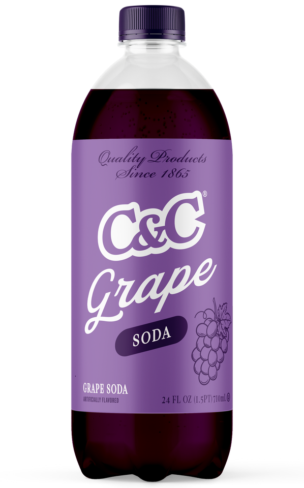 C&C® 24 fl. oz. Grape Soda