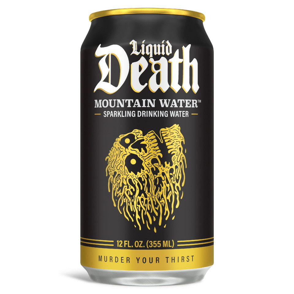 Liquid Death 12 fl oz. Mountain Water Sparkling Drinking Water (6 Pack)