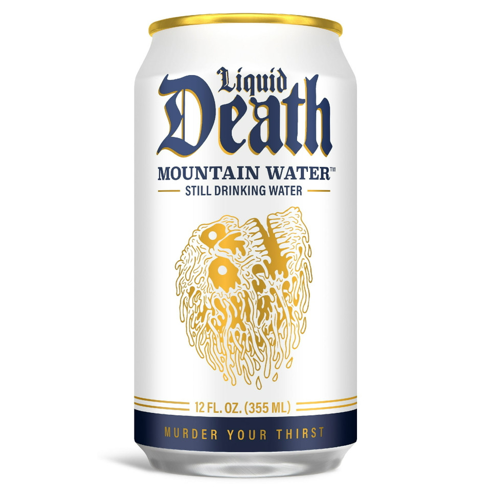 Liquid Death 12 fl oz. Mountain Water Still Drinking Water (6 Pack)