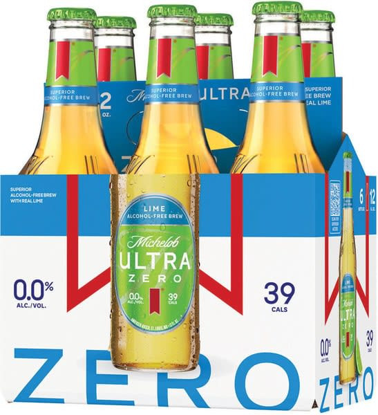 Michelob 12 fl. oz. Non-Alcoholic Ultra Lime Zero Beer (6 Pack)