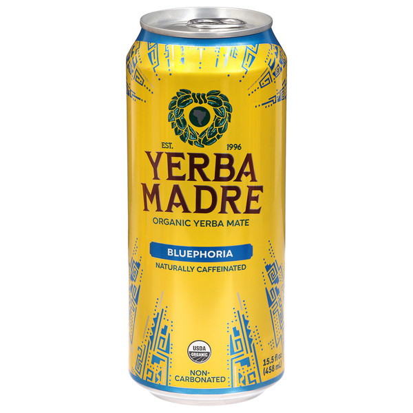 Yerba Madre 15.5  fl. oz. Organic Bluephoria Yerba Mate Herbal Tea