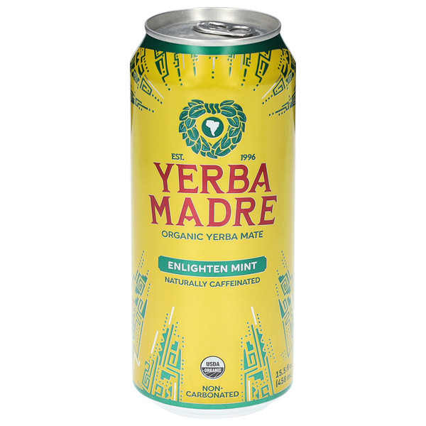 Yerba Madre 15.5 fl. oz. Enlighten Mint Yerba Mate Herbal Tea