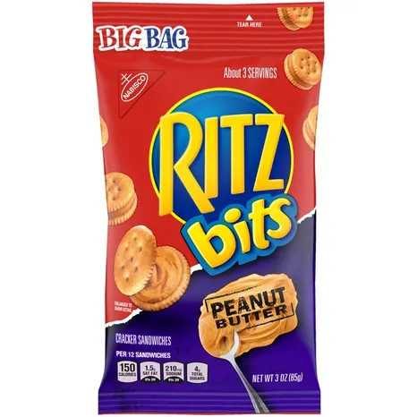 Ritz® 3 oz. Bits Peanut Butter Sandwich Crackers