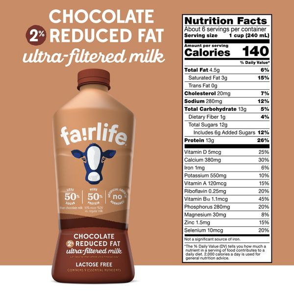 Fairlife® 14 fl. oz. Lactose-Free 2% Chocolate Milk