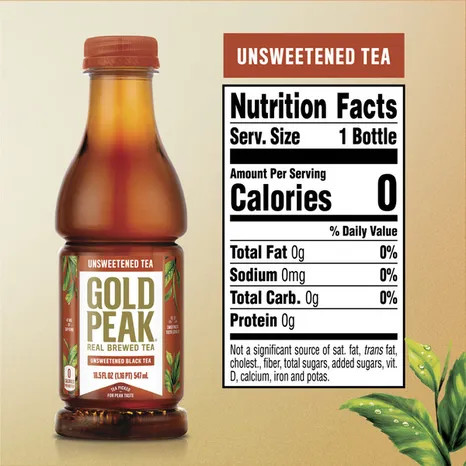 Gold Peak 18.5 fl. oz. UnSweetened Iced Tea