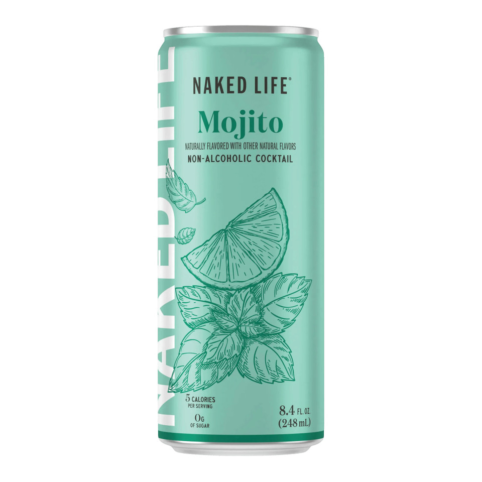 Naked Life 8.4 fl. oz. Mojito Non-Alcoholic Cocktail (4 Pack)
