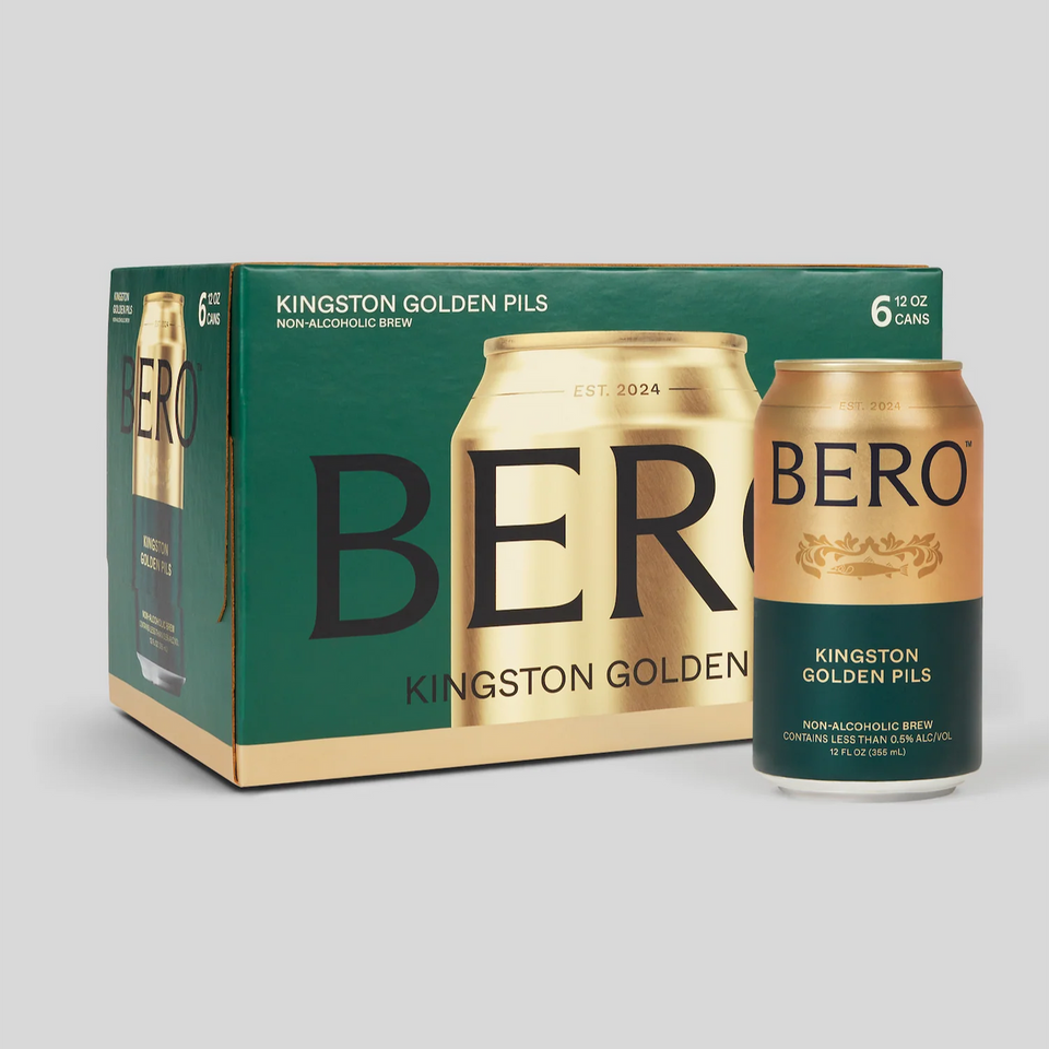 BERO 12 fl. oz. Non-Alcoholic Kingston Golden Pils (6 Pack)