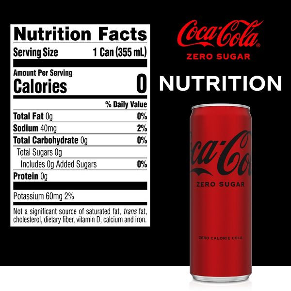 Coca-Cola® 12 fl. oz. Zero Sugar Slim Can