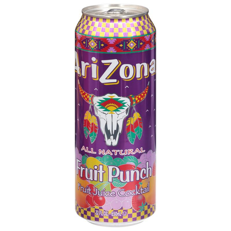 AriZona 22 fl. oz. Fruit Punch Fruit Juice Cocktail