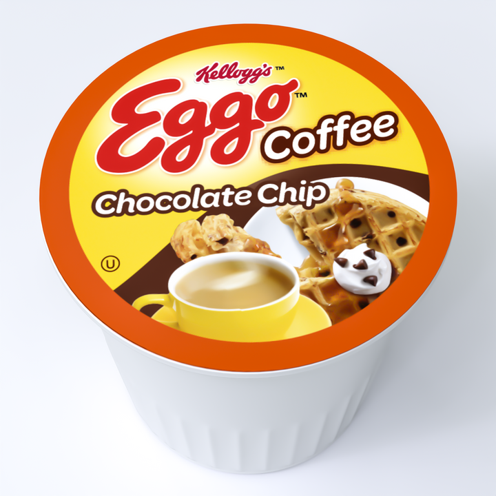 Kellogg's Eggo Light Roast Chocolate Chip Waffle Flavored K-Cup (12 Count)