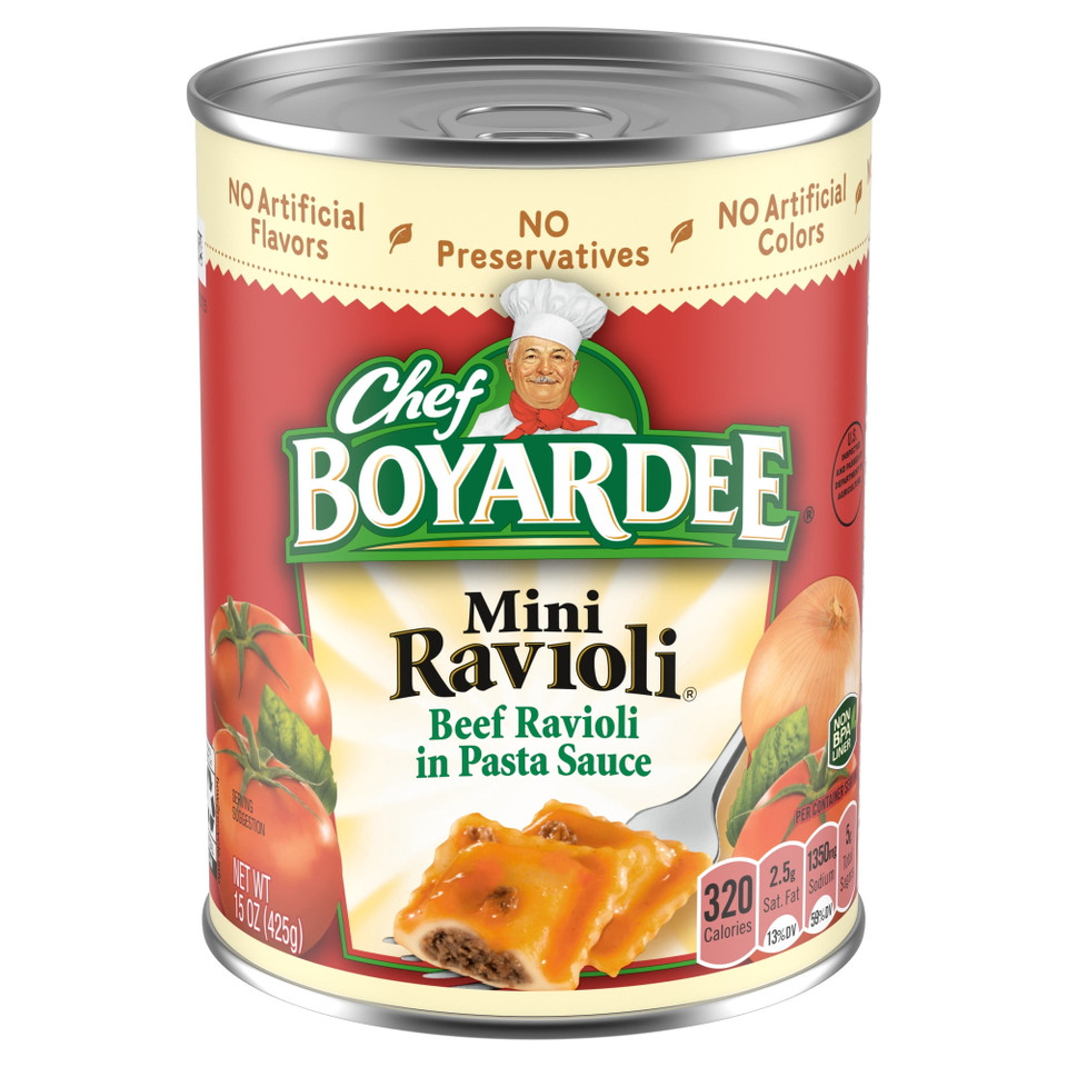 Chef Boyardee 15 oz. Ready-to-Eat Beef Ravioli in Pasta Sauce