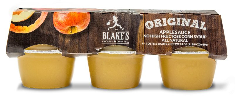 Blake's Orchard 4 oz. Original Applesauce (6 Count)