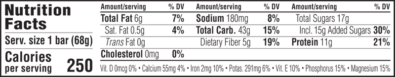 Clif Bar® 2.4 oz. Blueberry Almond Crisp Energy Bar