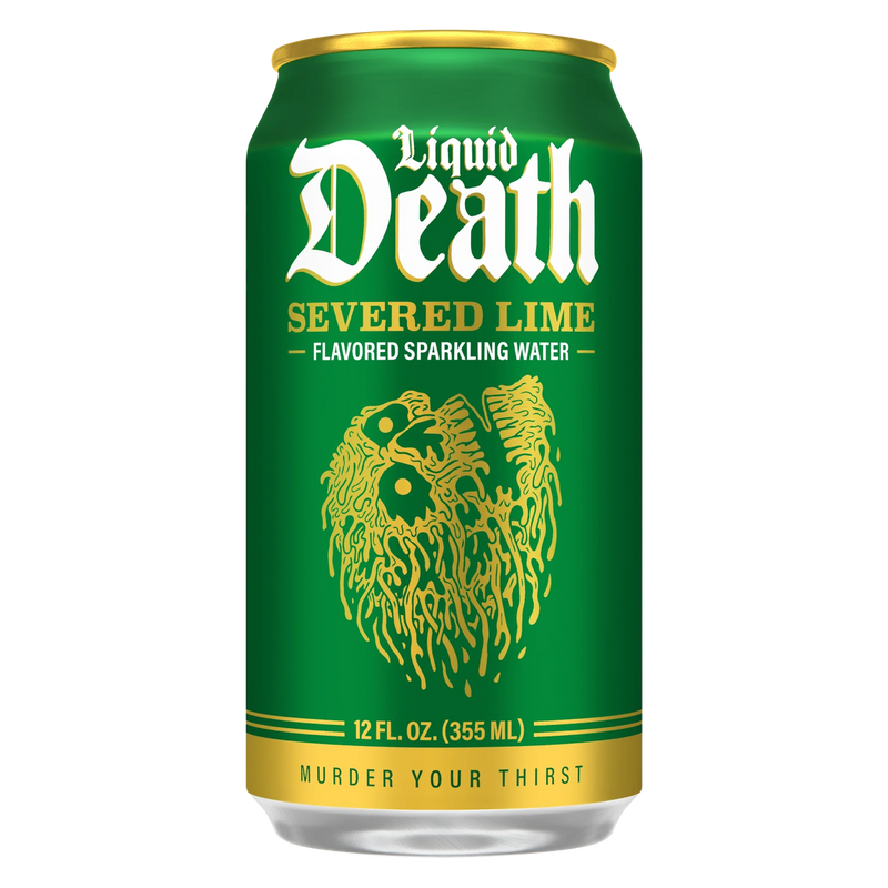 Liquid Death 12 fl oz. Severed Lime Flavored Sparkling Water