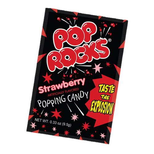Pop Rocks 0.33 oz. Strawberry Popping Candy