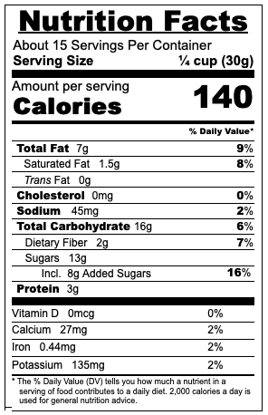Ferris Nut Co. 16 oz. Cranberry Crunch Mix