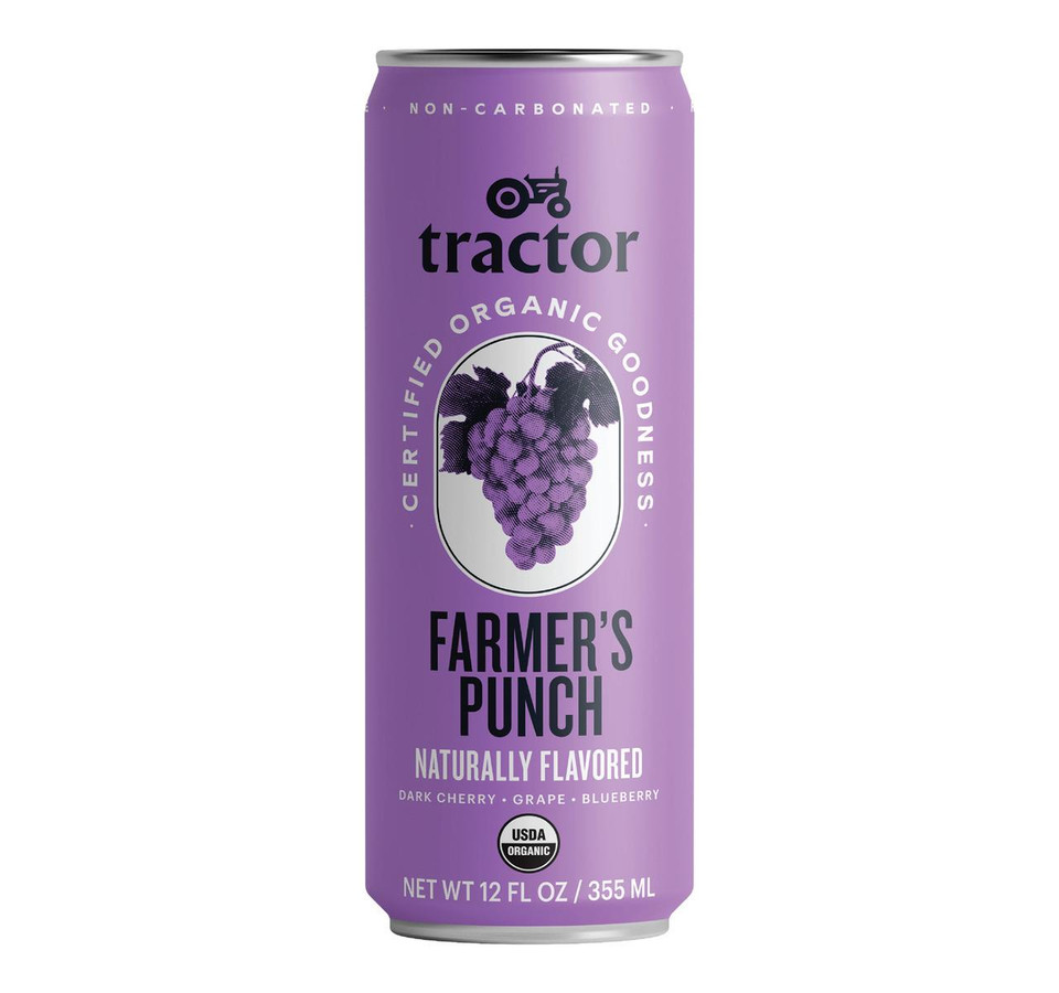 Tractor 12 fl oz. Farmer's Punch Fruit Drink